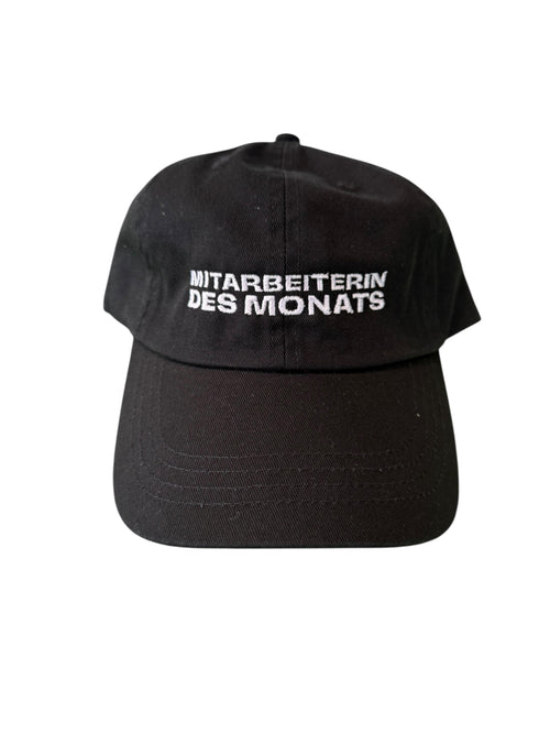 Mitarbeiterin des Monats Dad Cap Schwarz