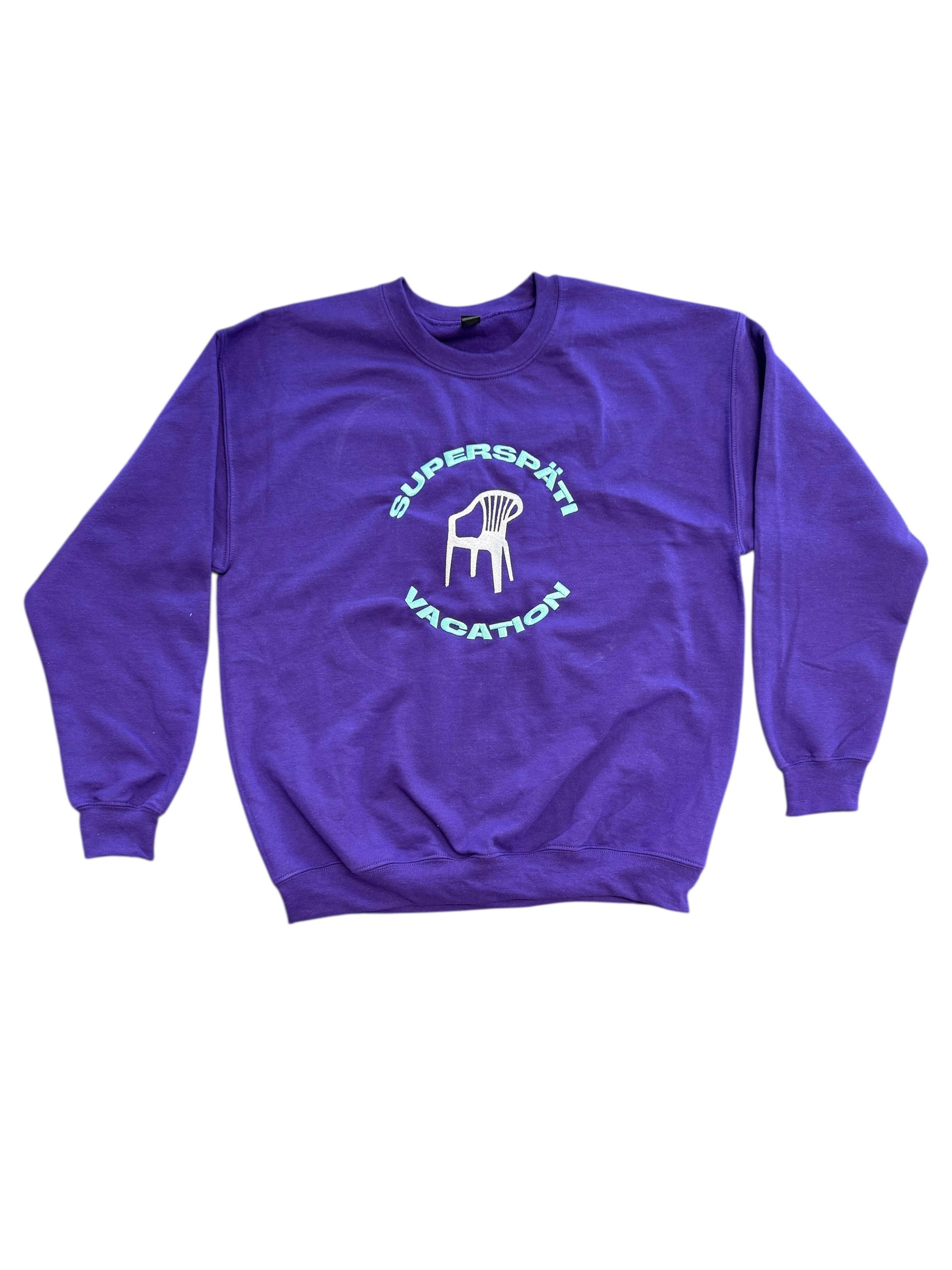 SUPERSPÄTI Crewneck Purple